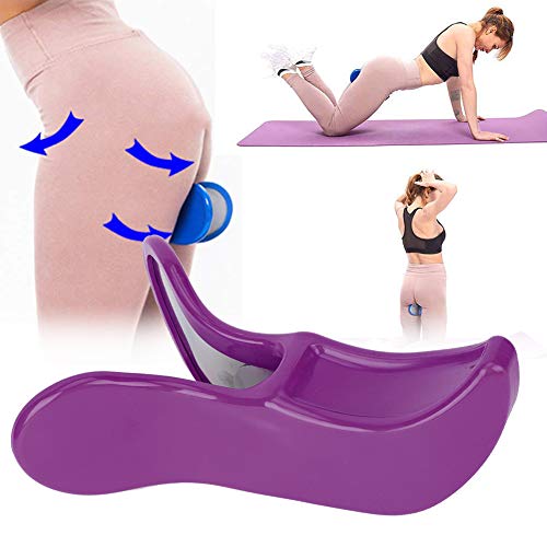 1pcs Entrenador Medial del músculo Suelo Pélvico, Entrenador de Cadera, Hogar Ajustable Músculo Pélvico Maestro Pierna Ejercitador Herramienta de Fitness Levantamiento (Púrpura)