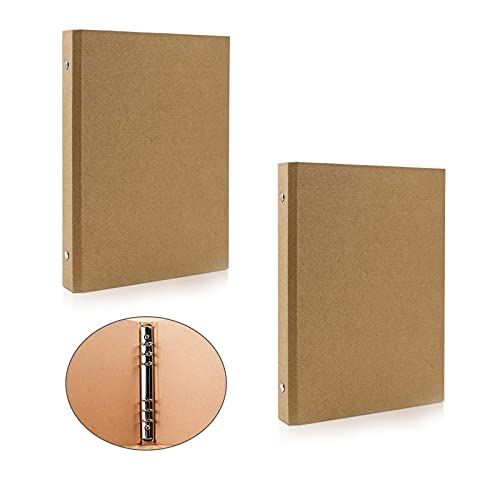 2 Pcs Archivador Anillas A5 Recargable Cuaderno Hojas Sueltas 6 Agujeros Archivador Anillas Desmontable Para Guardar Hojas Formato, MultifuncióN Carpeta Anillas Diy Para Reuniones, Oficinas, Escuelas