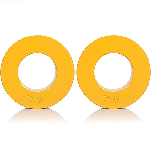 2 PCS Micropeso Fraccionales Diseñadas para Barras Olímpicas para Entrenamiento de Fuerza y Desarrollo Muscular,0.5kg