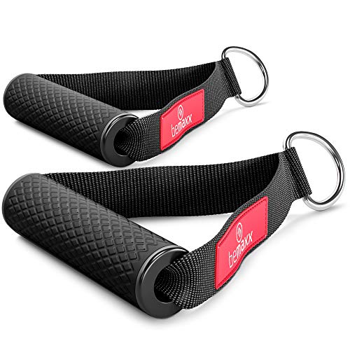 2 Piezas Mango Acolchados, Accesorios para Bandas Elasticas Musculacion, Gomas Resistencia | Ejercicio Fitness Workout Gym Tubos Expansores Entrenamiento de Fuerza, Repuesto Gimnasio, Agarres Poleas