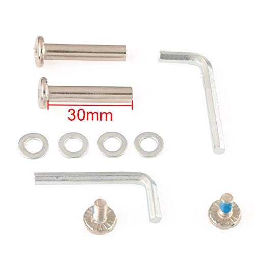 2 Ruedas Repuestos para Maletas con Recambios 50mm x 18mm Eje 30mm