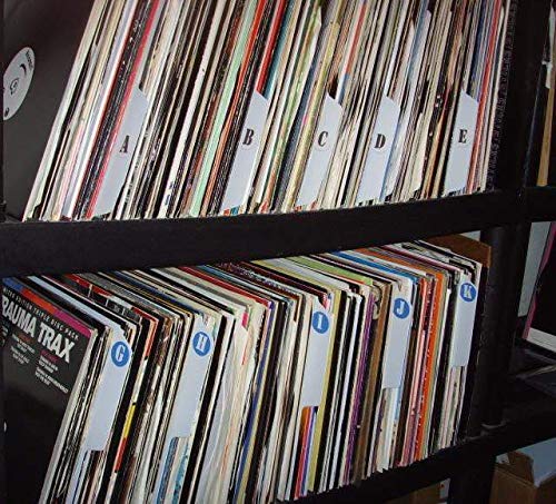 20 DIVISORES CLASIFICADORES DE Carton Duro Color Blanco para Discos de Vinilo LP - Ref. 1183