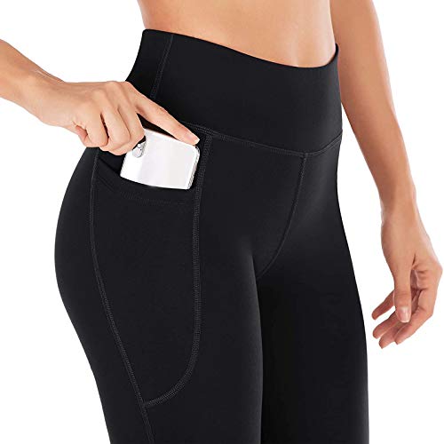 2021 Nuevo Mujer Pantalones, Pantalones Piernas Anchas Yoga Pantalones Color sólido Casual Largos Pantalones Mujer Gym Pantalones Leggings Cómodo Cintura Alta Deportivos Running