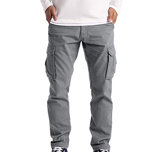 2021 Nuevo Pantalones para Hombre Casual Moda trabajo pantalones Pants Jogging Pantalon Fitness Pantalones Chandal Hombre Largos Pantalones Ropa de hombre Multibolsillos Pantalones de Trekking