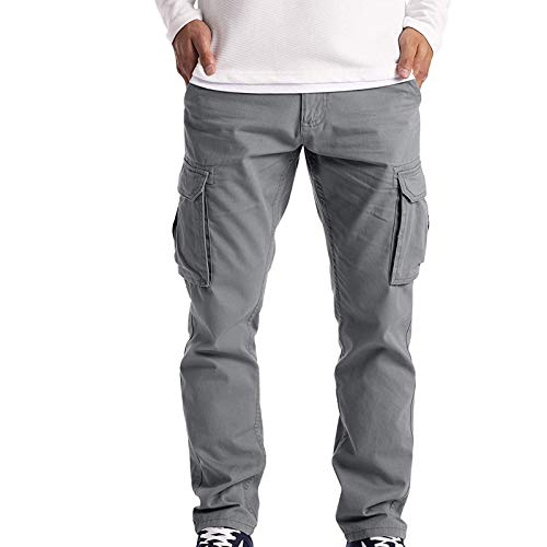 2021 Nuevo Pantalones para Hombre Casual Moda trabajo pantalones Pants Jogging Pantalon Fitness Pantalones Chandal Hombre Largos Pantalones Ropa de hombre Multibolsillos Pantalones de Trekking