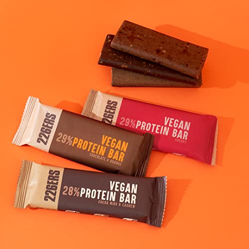 226ERS Vegan Protein Bar | Barrita de Proteína Vegana, Barra Proteíca con Superfoods | Proteína de Guisante + Proteína de Arroz | Sin Gluten, Cereza - 30 barras