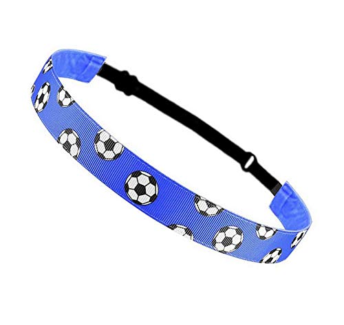 3 piezas ajustable elástico antideslizante diadema de fútbol deporte fútbol diadema deportes atléticos diademas elásticas accesorios para el cabello para mujeres y hombres