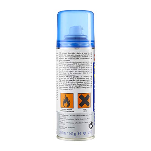 3M Spray Mount - Adhesivo Reposicionable, 200 ml