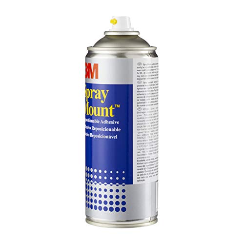 3M Spray Mount - Adhesivo Reposicionable, 400 ml