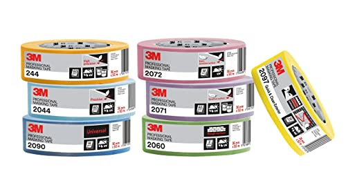 3M™ 2090 Cintas de enmascarar profesionales , 1 rollo multisuperficie de 48 mm נ50 m