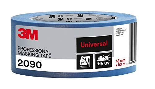 3M™ 2090 Cintas de enmascarar profesionales , 1 rollo multisuperficie de 48 mm נ50 m