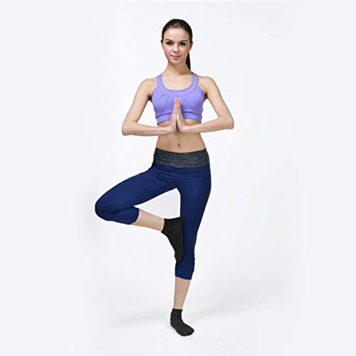 4 Pares de Calcetines Antideslizantes Para Mujeres y Hombres Calcetines de Agarre Para Yoga Barra en Casa Pilates Entrenamiento en el Hospital