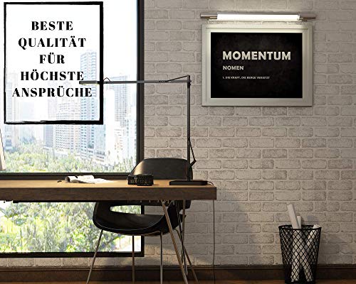 4Good Póster de motivación prémium, como decoración de salón, cuadro decorativo, dormitorio, juego de imágenes moderno para fitness, póster de motivación de gimnasio y comedor WBM3-A4