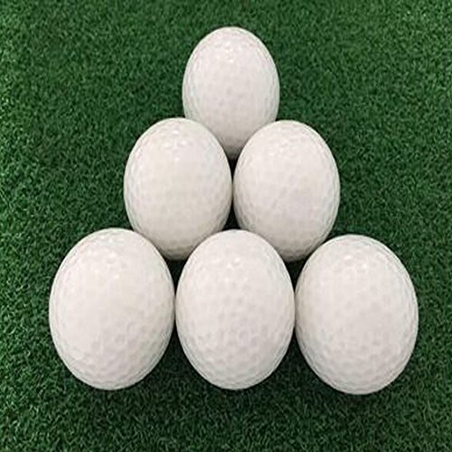 6 Piezas Bolas de Golf Luminoso LED de Iluminación de Golf para la Práctica Nocturna de Larga Distancia (Luz Verde)