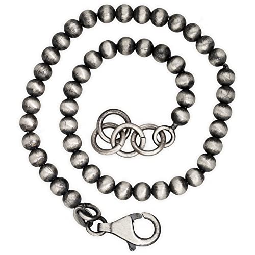 925 pulsera de plata esterlina para hombres regalo para hombres pulsera hombres pulsera militar cadena pulsera punk joyería ejército bola novio rock punk