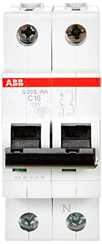 ABB S201L NA C16 Interrut.automático 4,5 KA 1P+N