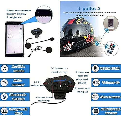 ABDOMINAL WHEEL Casco De Moto Modular Bluetooth Integrado,Cascos Modulares De Motocicleta ECE Homologado con Doble Visera,Cascos De Motocicleta para Adultos, Mujeres Y Hombres D,XXL=61~62cm