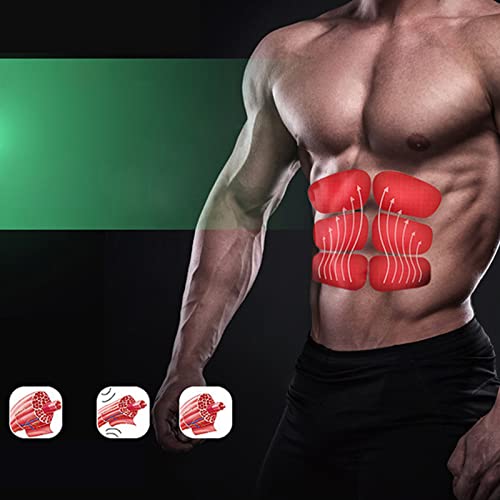 ABS Estimulador EMS Eléctrico Cuerpo Adelgazar Cinturón, Inteligente Abdominal Músculo Virador, Capacitación Dispositivo por Músculos - Inalámbrico Portátil Gimnasio Dispositivo- Aptitud Física Equipo