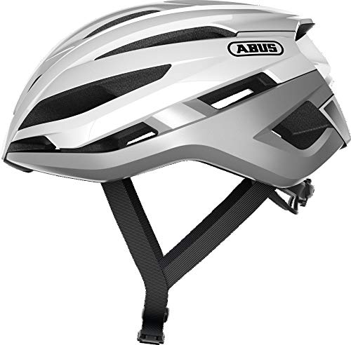 Abus STORMCHASER Casco de Bicicleta, Unisex, Blanco, M