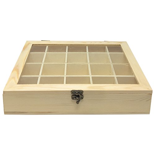 Acan Todo menaje-Caja de Madera con 20 Compartimentos