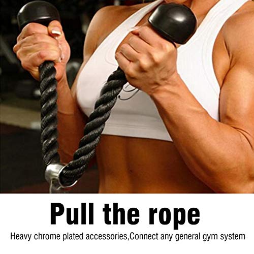 Accesorio de Cuerda de TR¨ªceps Vbestlife, Accesorio de Cable Nylon Musculus Biceps Bodybuilding Triceps Tension Cuerda