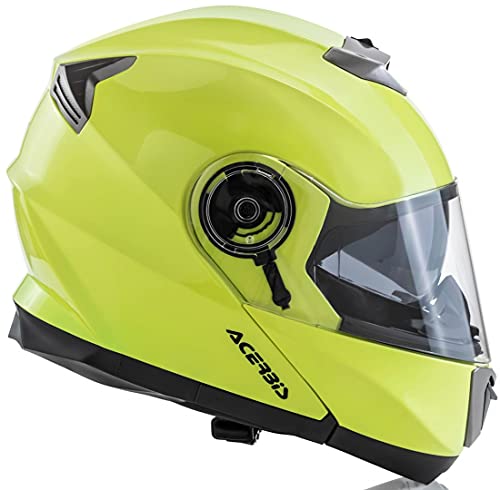 Acerbis Serel Casco Modural, Hombre, Amarillo, Medium