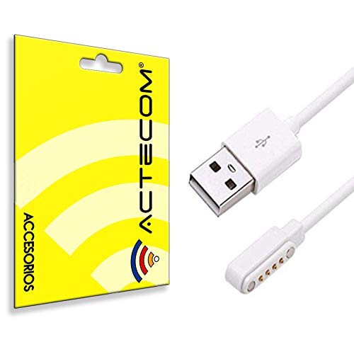 ACTECOM Cable de carga USB Reloj Inteligente Conector magnético 4 Pines