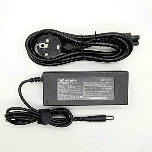 Adaptador Cargador Nuevo Compatible para portátiles DELL Inspiron 15-17 Series de la Lista 19.5v 4.62a o Inferior con Punta Grande de 7,4mm x 5,0mm (Pin Central)