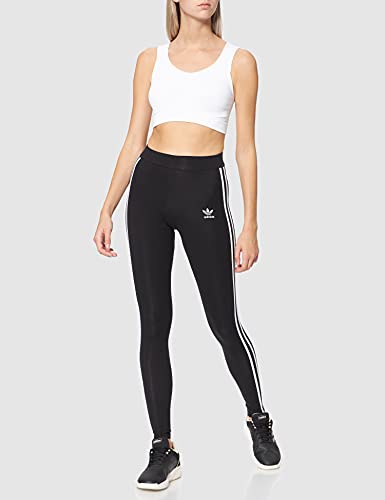 adidas 3 Stripes Tight Leggings, Women's, Black, 40