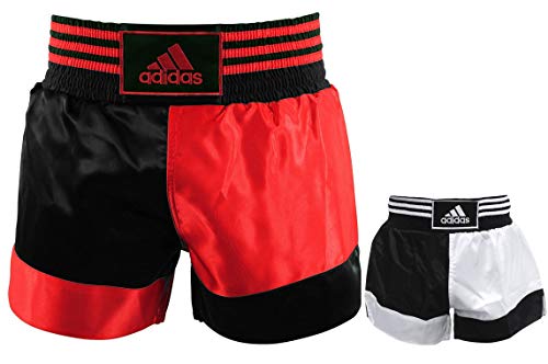 adidas adiskb01 Short Hombre, Hombre, Color Blanco y Negro, tamaño L