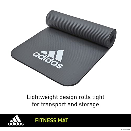 adidas ADMT-11014GR Colchoneta de Ejercicios, Gris, 7 mm