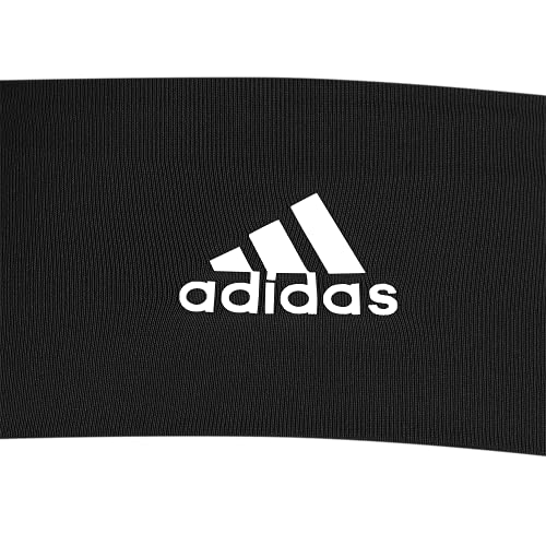 adidas Alphaskin 2.0 Elastic Headband, Black/White, One Size