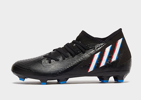 adidas Bota de fútbol Predator Edge.3 césped natural seco, Core Black / Cloud White / Vivid Red