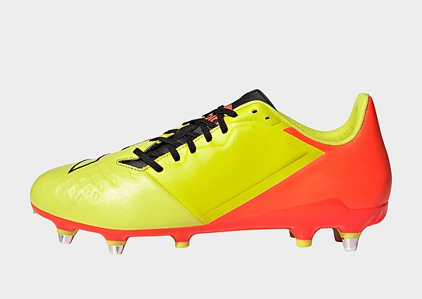 adidas Bota de rugby Malice Elite césped natural húmedo, Acid Yellow / Core Black / Solar Red