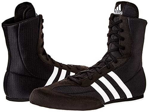 adidas Box Hog 2, Boxing Shoe Hombre, Core Black/Footwear White/Core Black, 40 2/3 EU