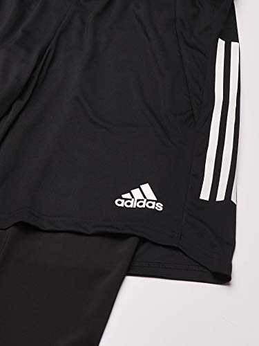 adidas CON20 2in1 SHO Pantalones de Deporte, Hombre, Black/White, S