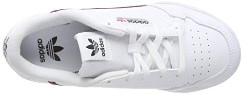 adidas Continental 80 C, Zapatillas de Deporte, Blanco (Ftwbla/Escarl/Maruni 000), 32 EU