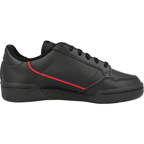 Adidas Continental 80 J, Zapatillas de Deporte Unisex Adulto, Negro (Negbás/Escarl/Maruni 000), 38 2/3 EU