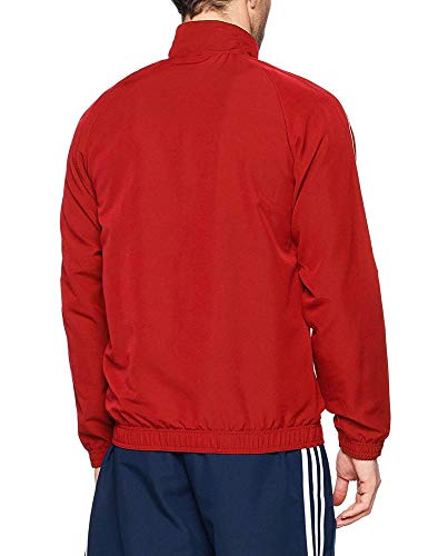 Adidas CORE18 PRE JKT Chaqueta de Deporte, Hombre, Rojo (Rojo/Blanco), L