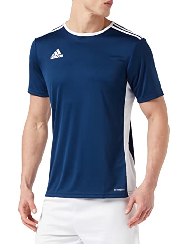 adidas Entrada 18 JSY T-Shirt, Hombre, Dark Blue/White, M