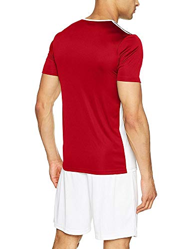 adidas Entrada 18 JSY T-Shirt, Hombre, Power Red/White, XL