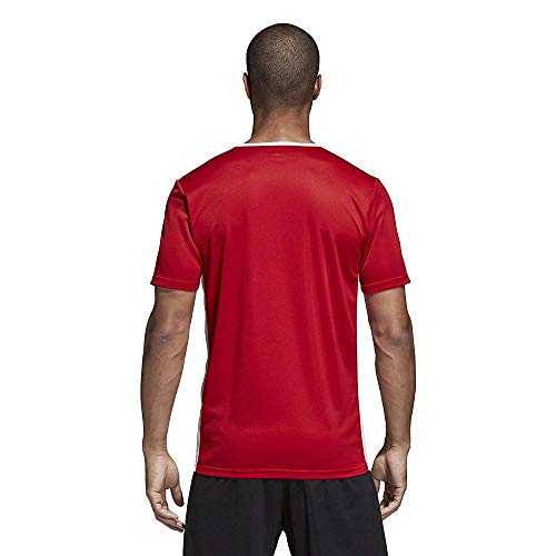 adidas Entrada 18 JSY T-Shirt, Hombre, Power Red/White, XL