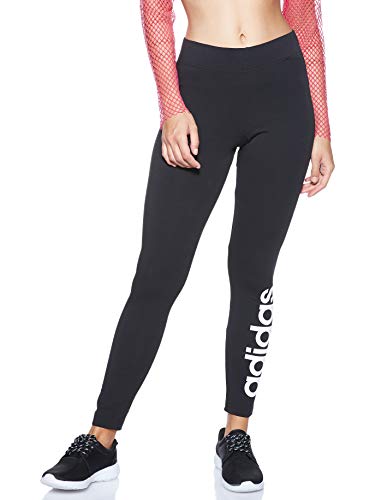 adidas Essential Linear Medias, Mujer, Negro/Blanco, L