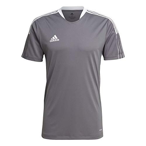 adidas GM7587 TIRO21 TR JSY T-Shirt Mens Team Grey Four XL