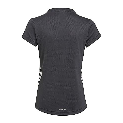 adidas GM8404 G A.R. 3S tee T-Shirt Girls Black/Black/White 910A