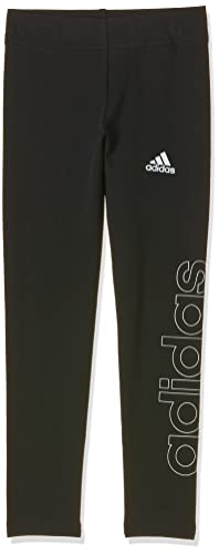 adidas GN4044 G Lin Leg Leggings Girls Black/White 5-6Y