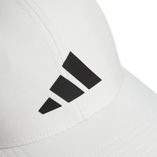 adidas Gorra de ajuste ajustable de tres barras estructuradas Snapback para hombre