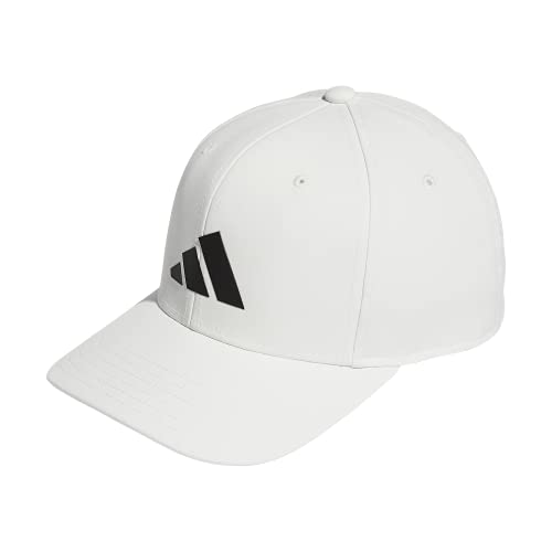 adidas Gorra de ajuste ajustable de tres barras estructuradas Snapback para hombre