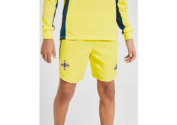 adidas pantalón de portero selección de Irlanda del Norte 2020 júnior, Yellow/Blue