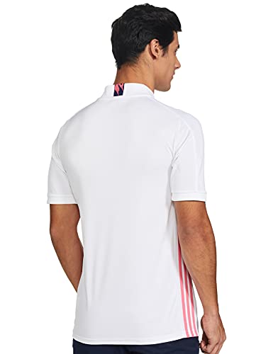 Adidas Real Madrid Temporada 2020/21 Camiseta Primera Equipación Oficial, Unisex, Blanco, S